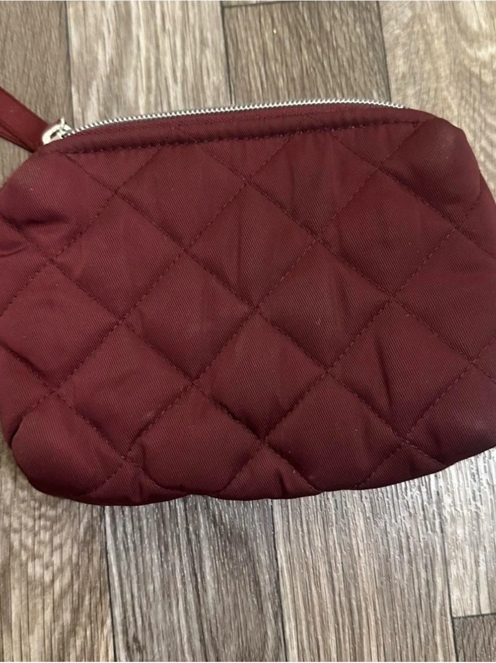 Vera Bradley Quilted Cosmetic Pouch - Wine